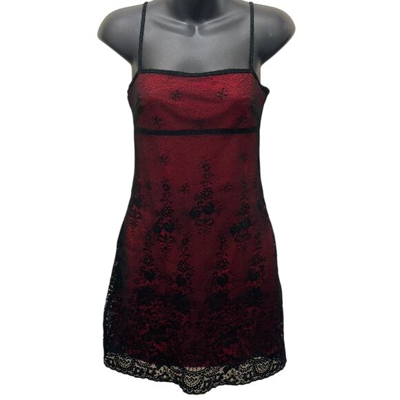 Y2K Rampage Whimsygoth Lace Mini Dress - Picture 4 of 6
